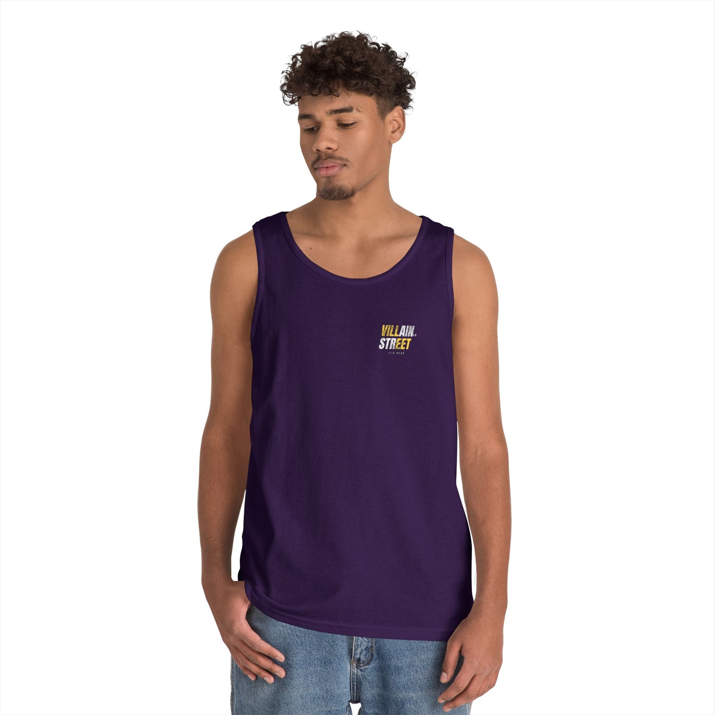 Villain Street Tank Top — 'No Without Limits' Gym Muscle Logo Tank