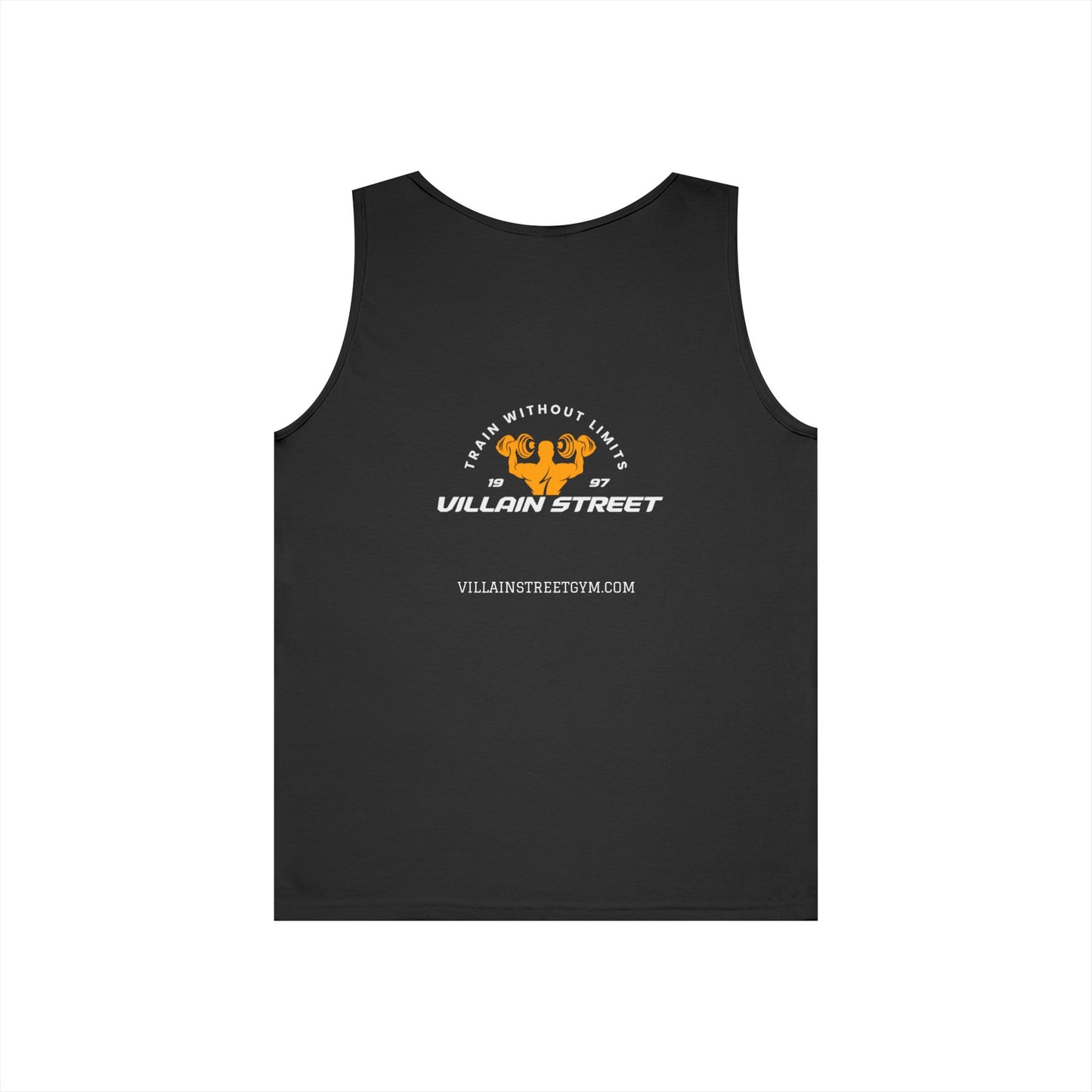 Villain Street Tank Top — 'No Without Limits' Gym Muscle Logo Tank