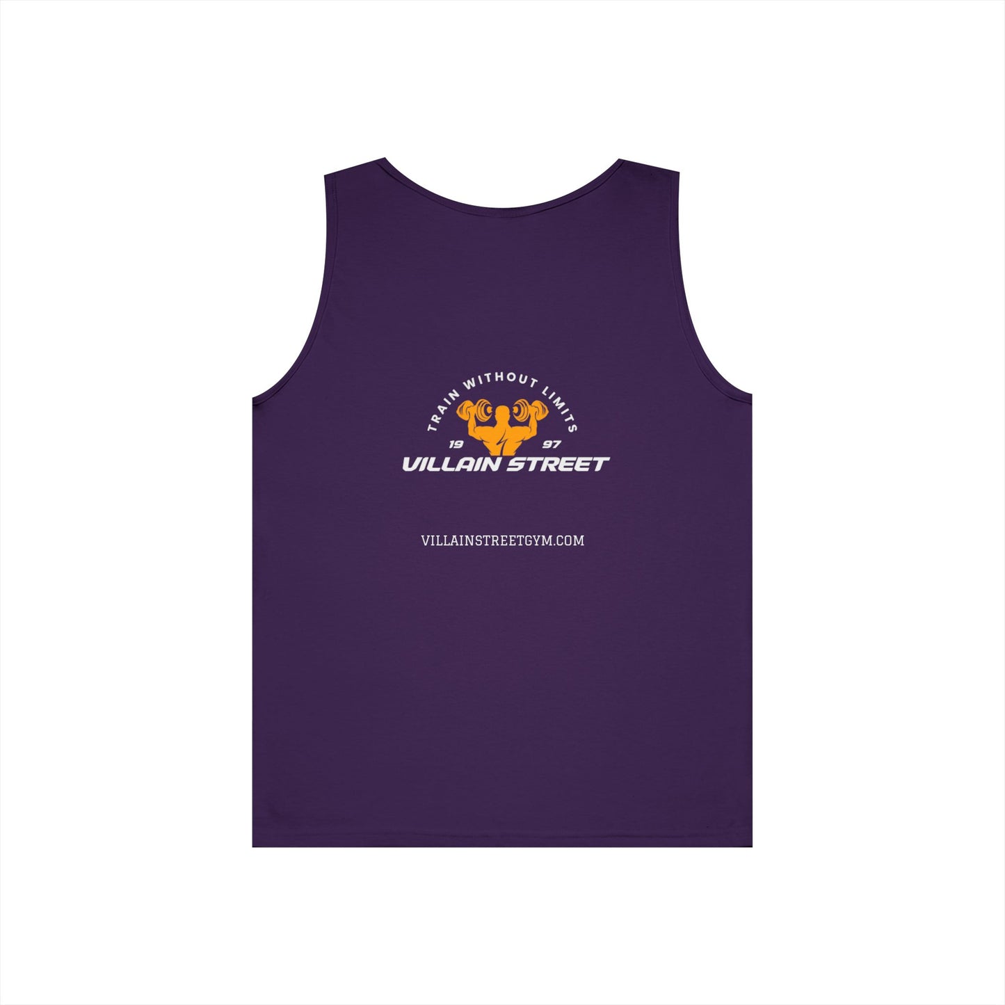 Villain Street Tank Top — 'No Without Limits' Gym Muscle Logo Tank
