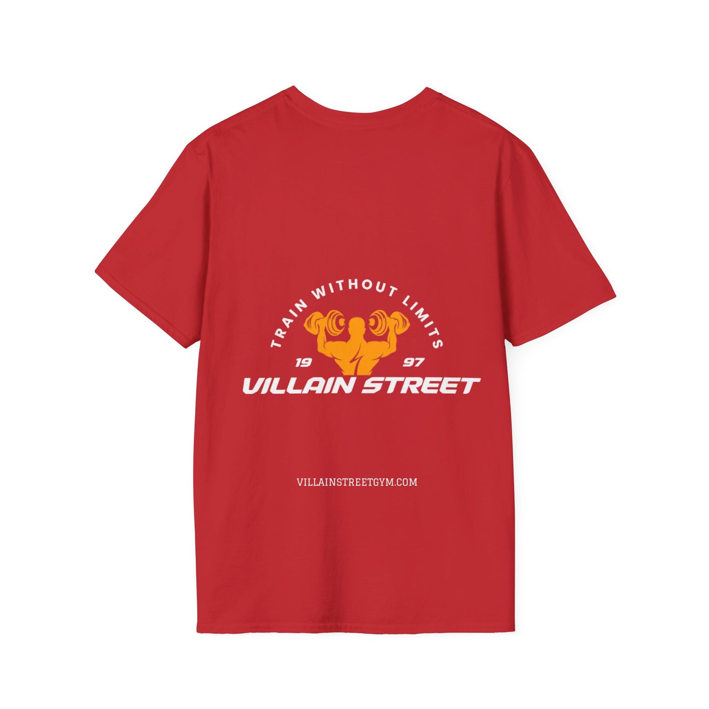 Villain Street Gym T-Shirt — "Train Without Limits" Athletic Tee