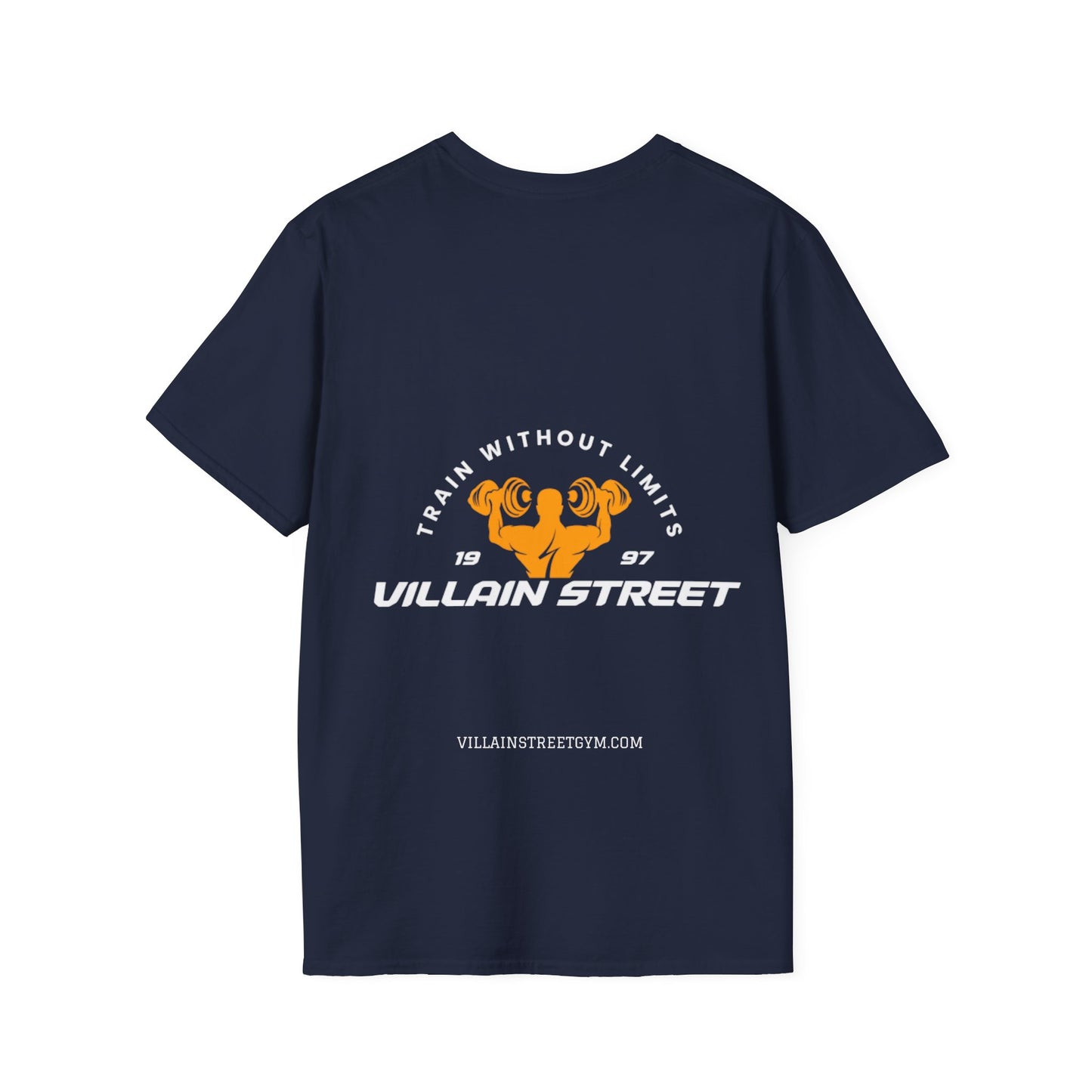 Villain Street Gym T-Shirt — "Train Without Limits" Athletic Tee