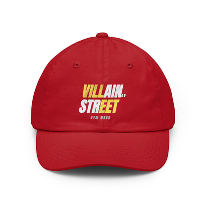 Dad Hat — 'villain Street' Vintage Script Baseball Cap