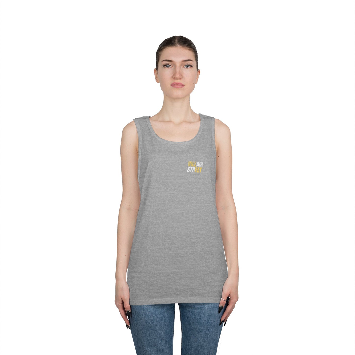 Villain Street Tank Top — 'No Without Limits' Gym Muscle Logo Tank