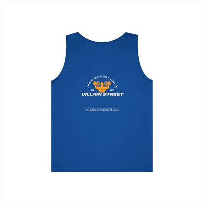 Villain Street Tank Top — 'No Without Limits' Gym Muscle Logo Tank