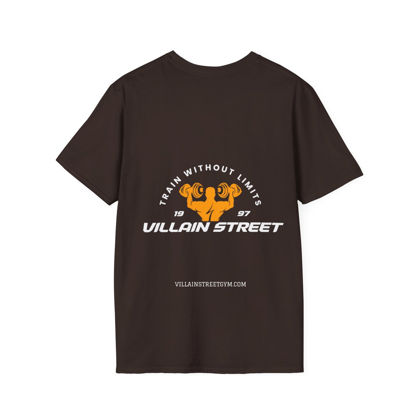Villain Street Gym T-Shirt — "Train Without Limits" Athletic Tee