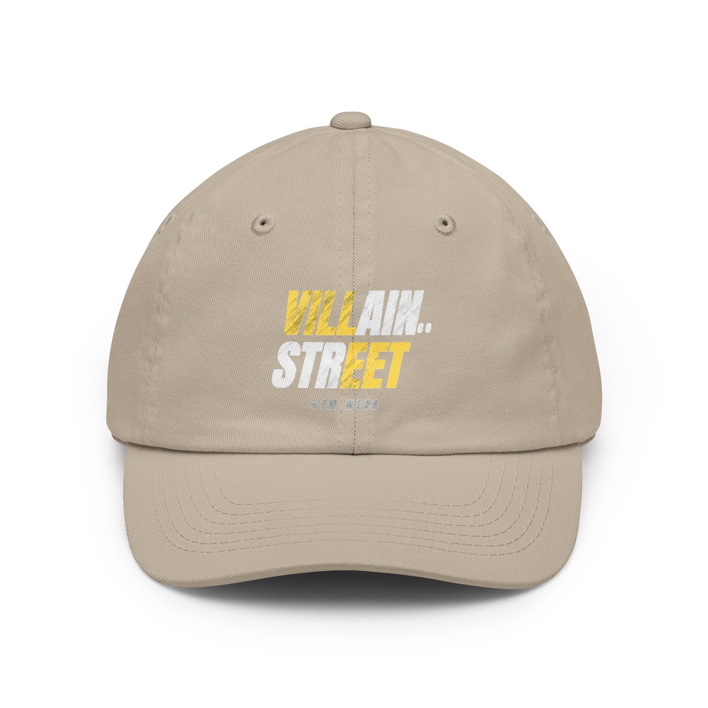 Dad Hat — 'villain Street' Vintage Script Baseball Cap