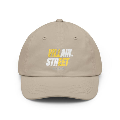 Dad Hat — 'villain Street' Vintage Script Baseball Cap