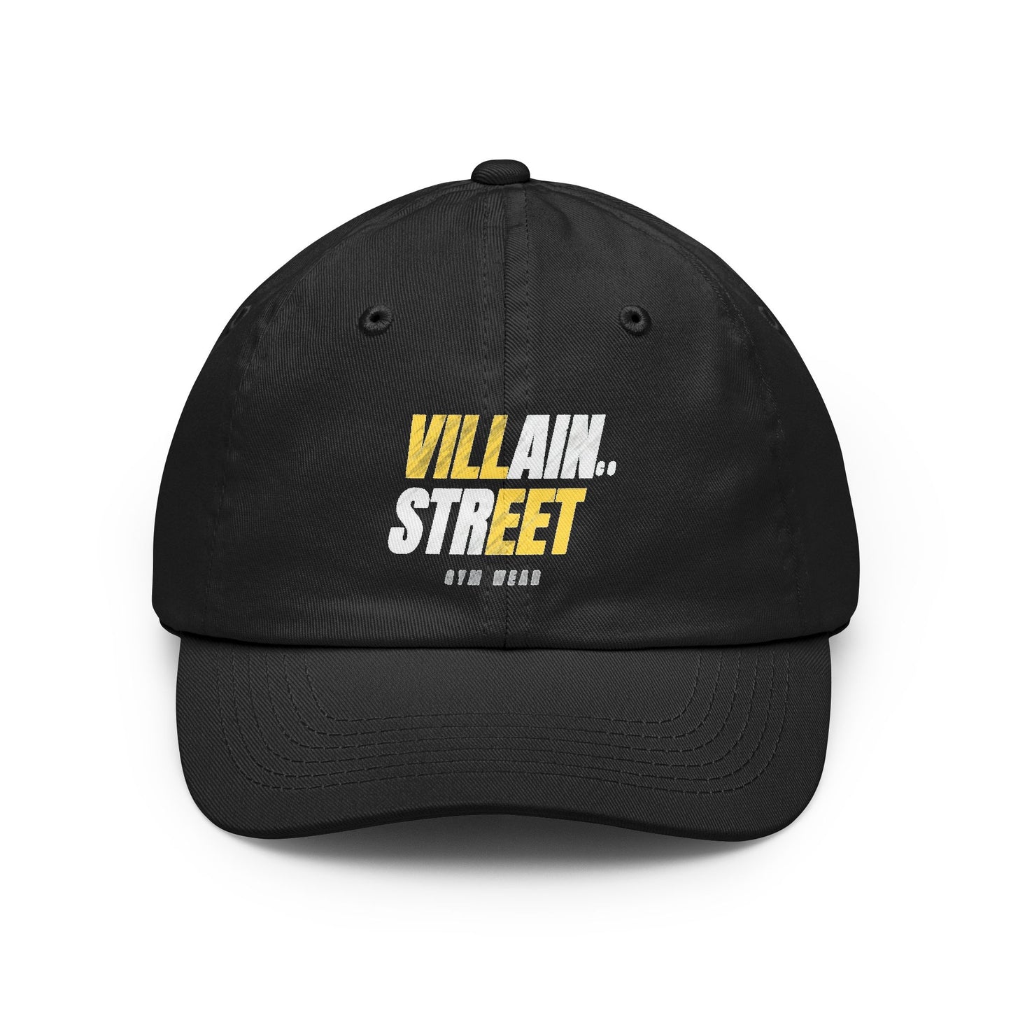Dad Hat — 'villain Street' Vintage Script Baseball Cap