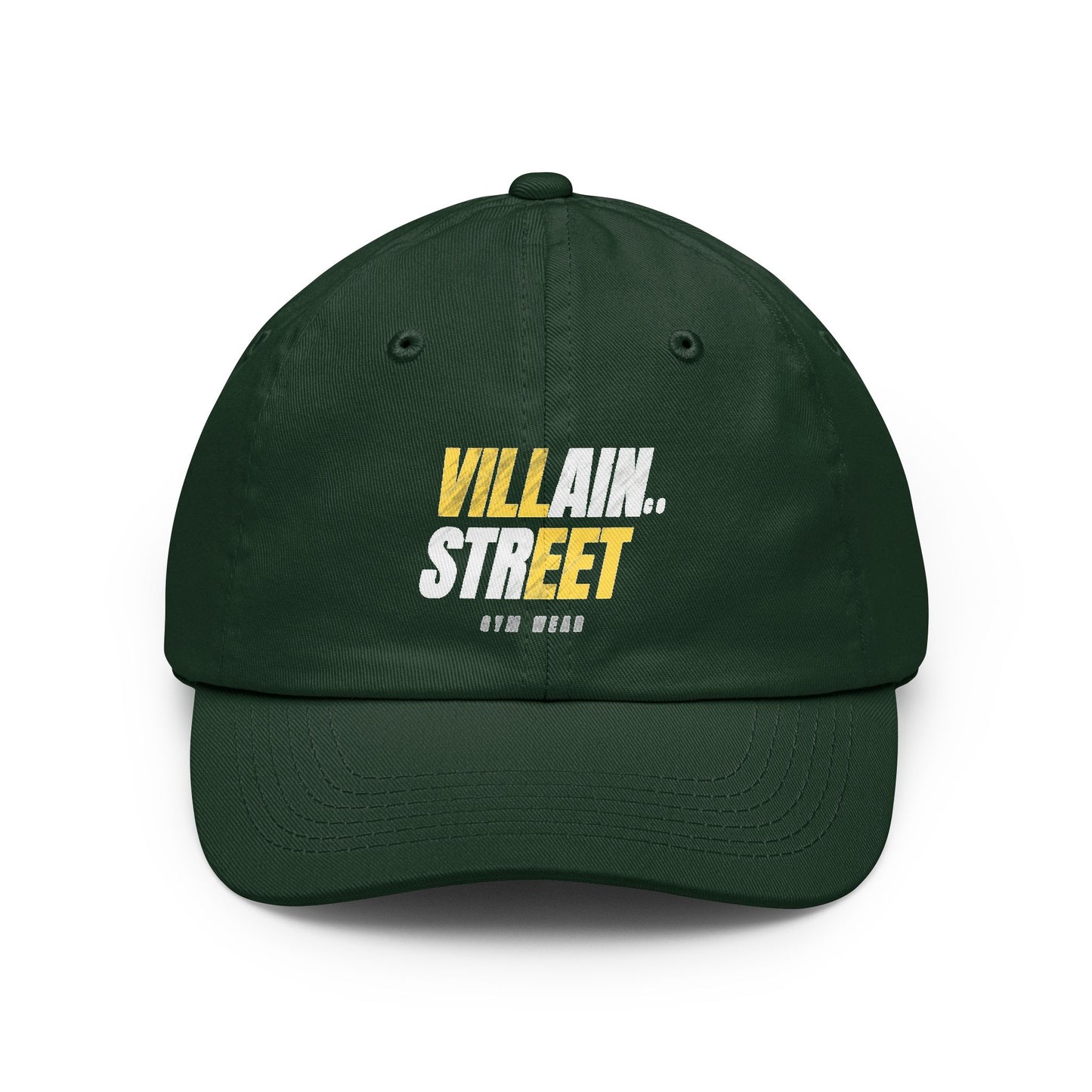 Dad Hat — 'villain Street' Vintage Script Baseball Cap