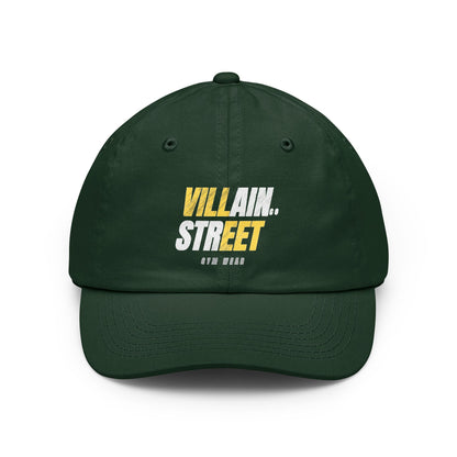 Dad Hat — 'villain Street' Vintage Script Baseball Cap