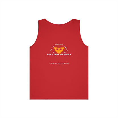 Villain Street Tank Top — 'No Without Limits' Gym Muscle Logo Tank