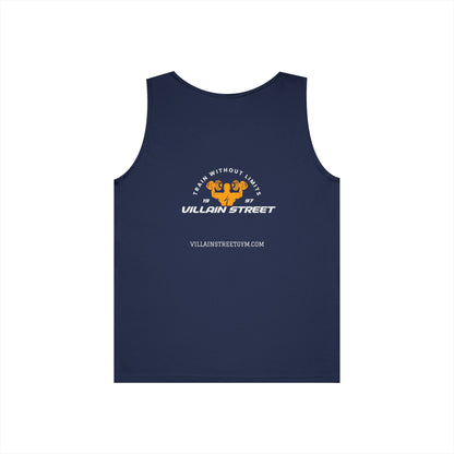 Villain Street Tank Top — 'No Without Limits' Gym Muscle Logo Tank