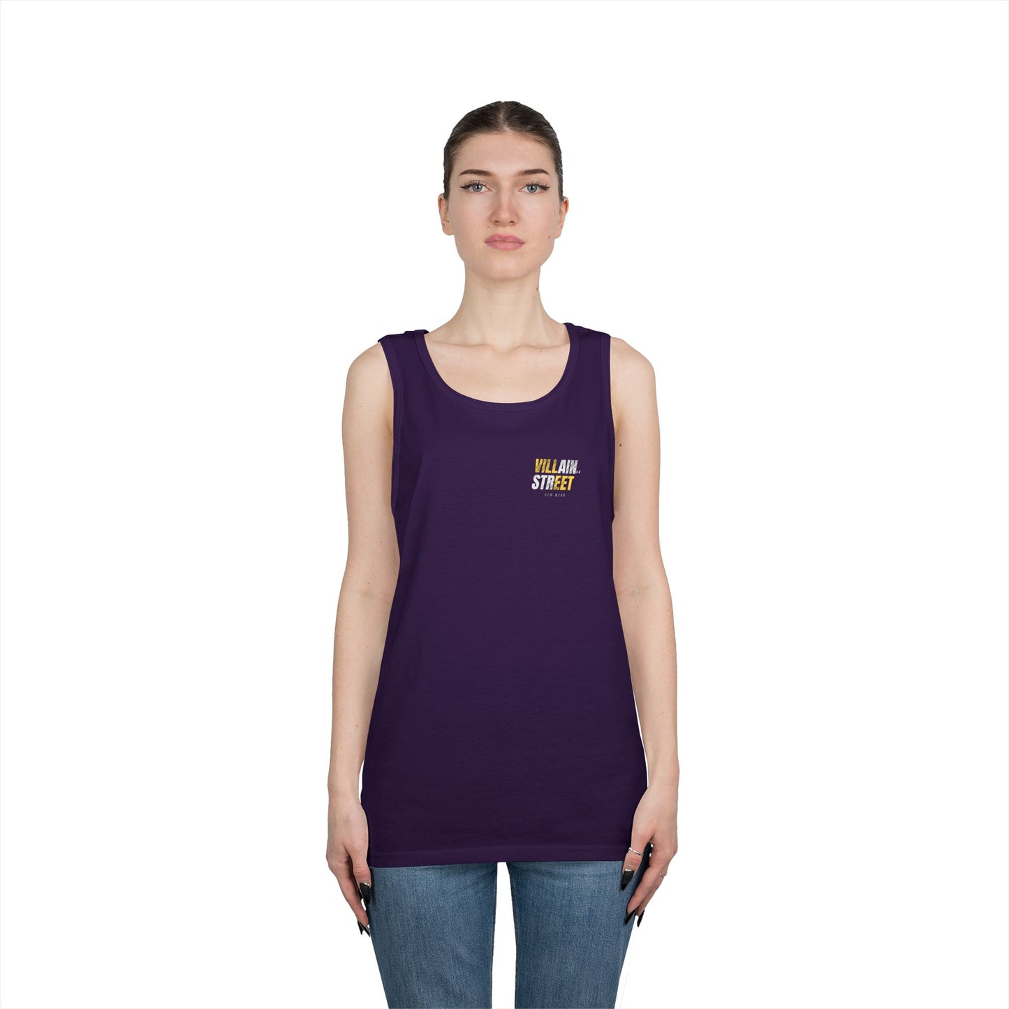 Villain Street Tank Top — 'No Without Limits' Gym Muscle Logo Tank
