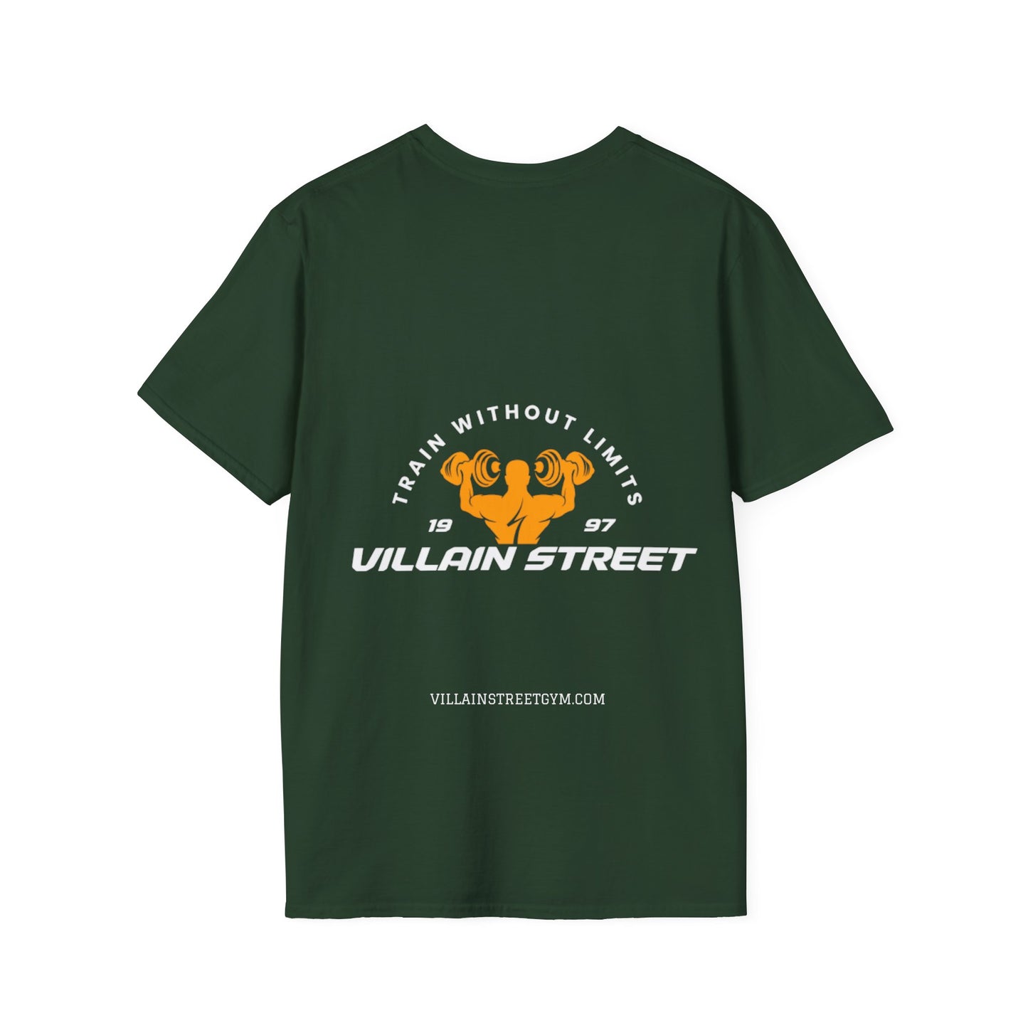 Villain Street Gym T-Shirt — "Train Without Limits" Athletic Tee
