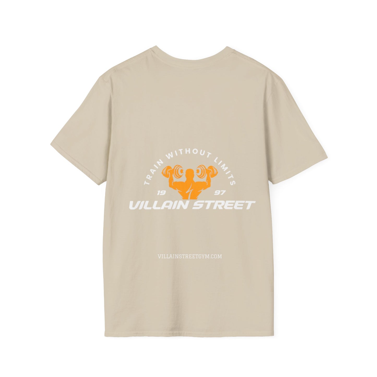 Villain Street Gym T-Shirt — "Train Without Limits" Athletic Tee