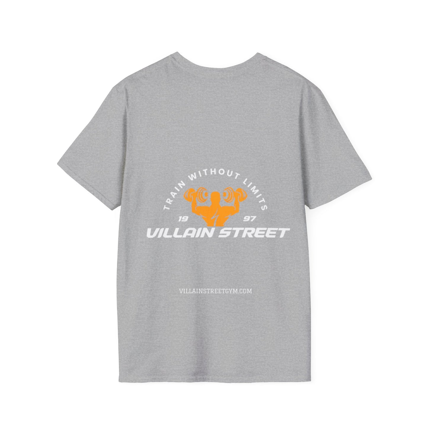 Villain Street Gym T-Shirt — "Train Without Limits" Athletic Tee