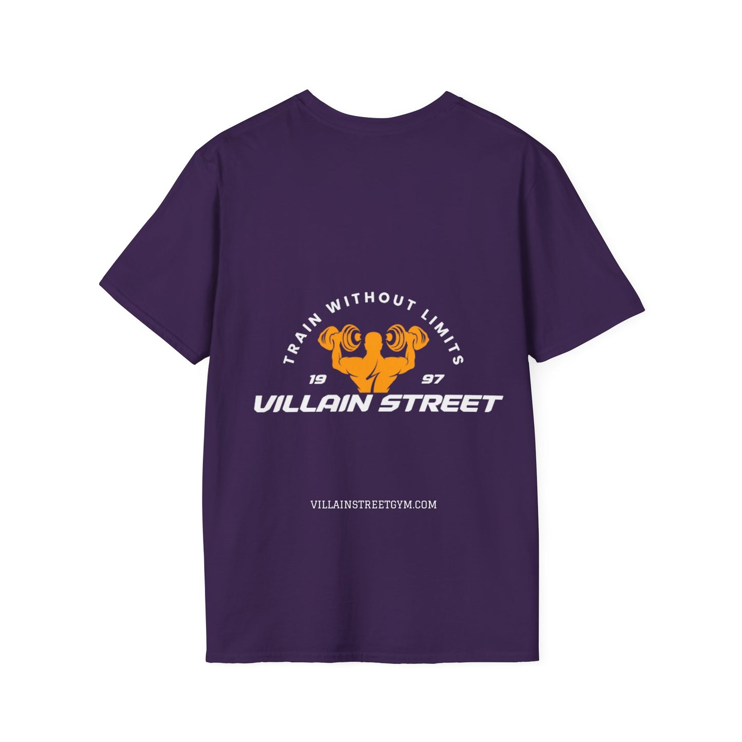 Villain Street Gym T-Shirt — "Train Without Limits" Athletic Tee