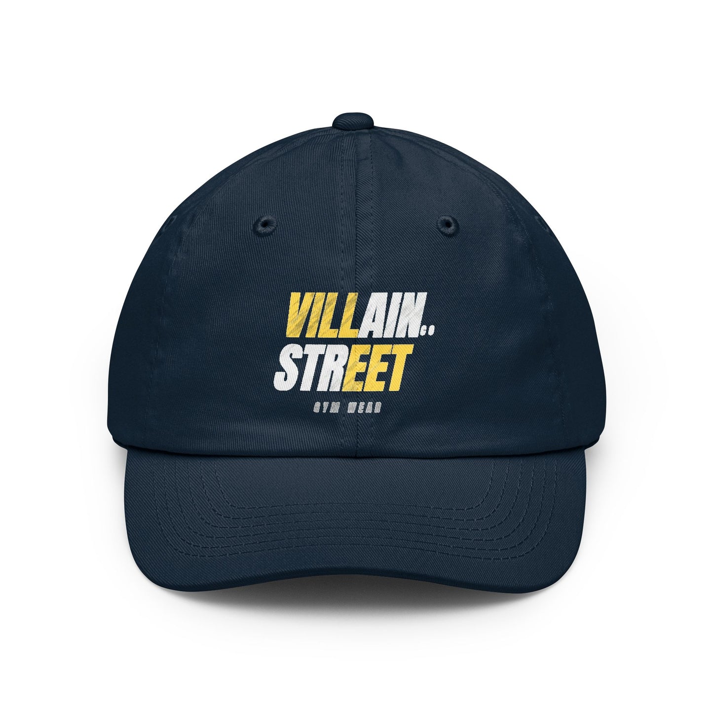 Dad Hat — 'villain Street' Vintage Script Baseball Cap