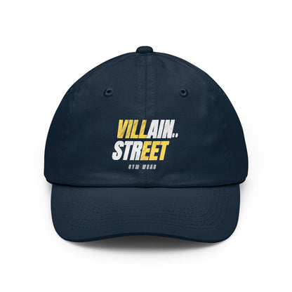 Dad Hat — 'villain Street' Vintage Script Baseball Cap