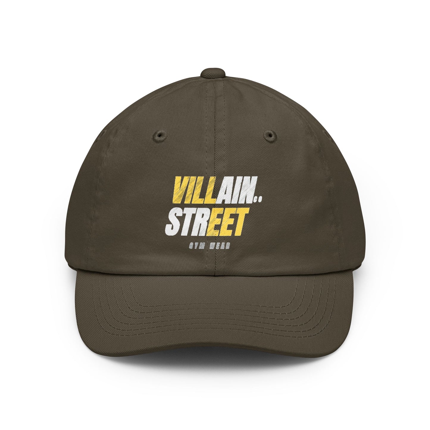 Dad Hat — 'villain Street' Vintage Script Baseball Cap