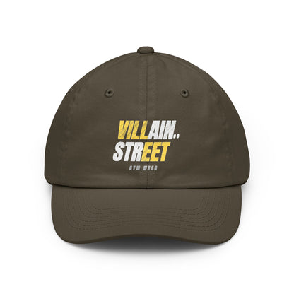 Dad Hat — 'villain Street' Vintage Script Baseball Cap