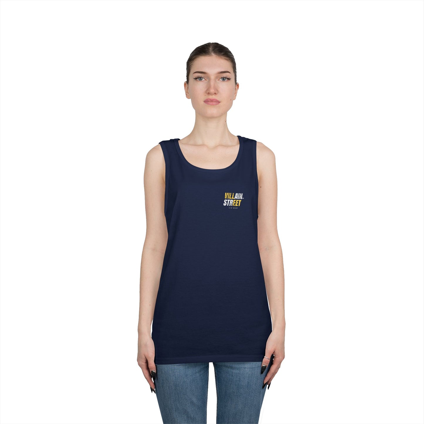 Villain Street Tank Top — 'No Without Limits' Gym Muscle Logo Tank