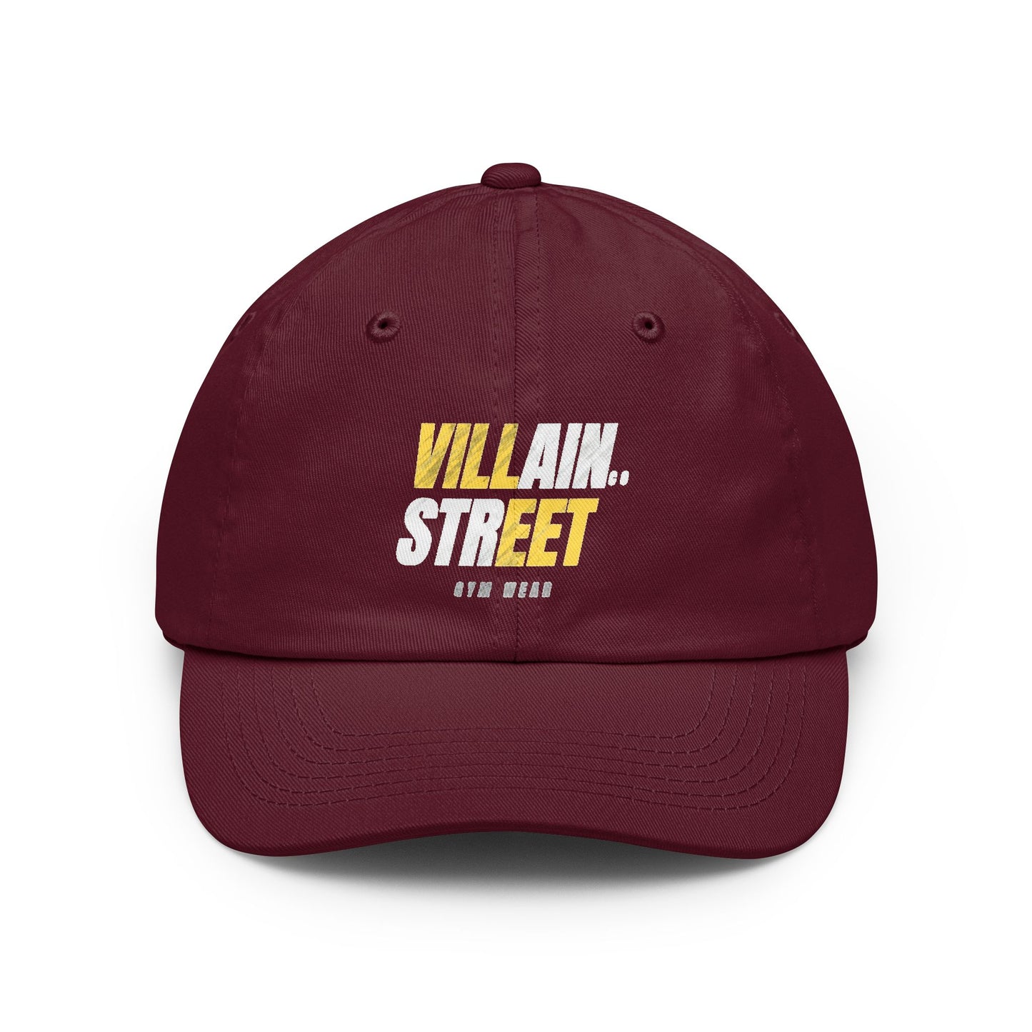 Dad Hat — 'villain Street' Vintage Script Baseball Cap