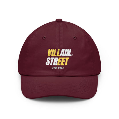 Dad Hat — 'villain Street' Vintage Script Baseball Cap